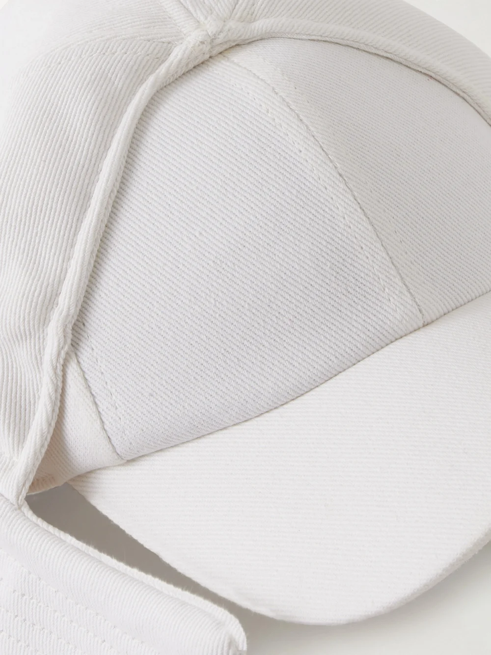 Close-up detail of the Jean Paul Gaultier Cotton-drill Cap