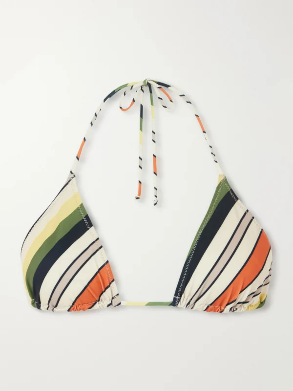 Jean Paul Gaultier Retro Stripe Bikini Top