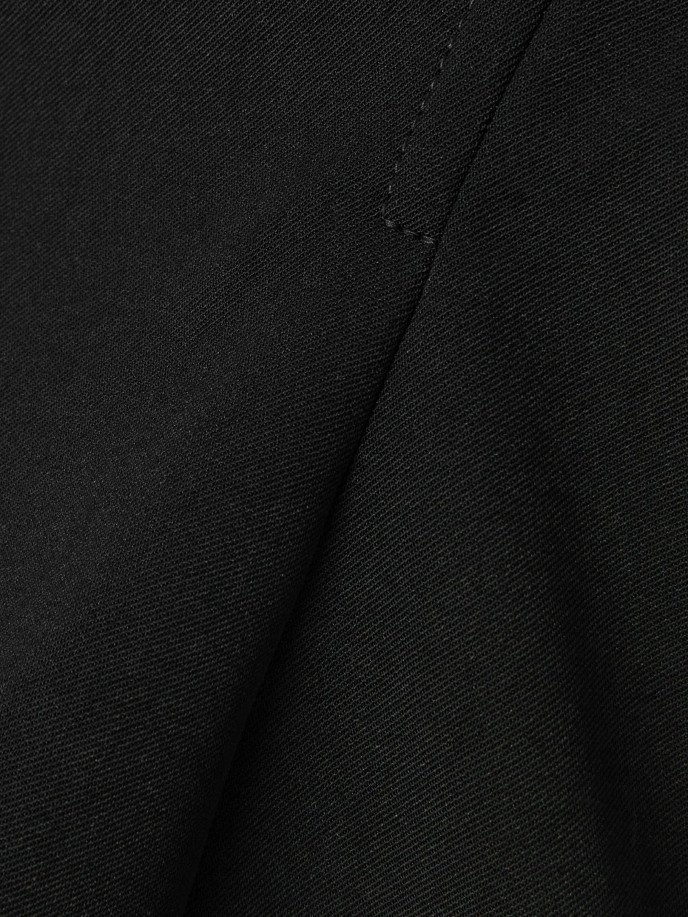Close-up detail of the Jean Paul Gaultier Strapless Paneled Twill Bustier Top