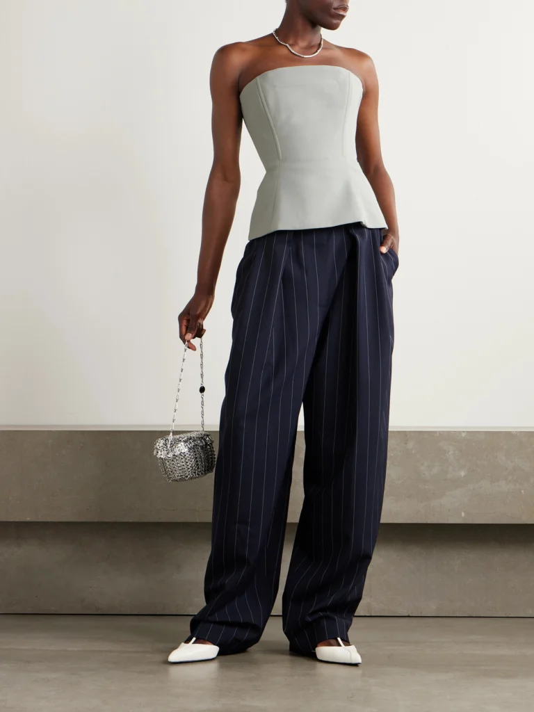 Jean Paul Gaultier Strapless Twill Bustier Top