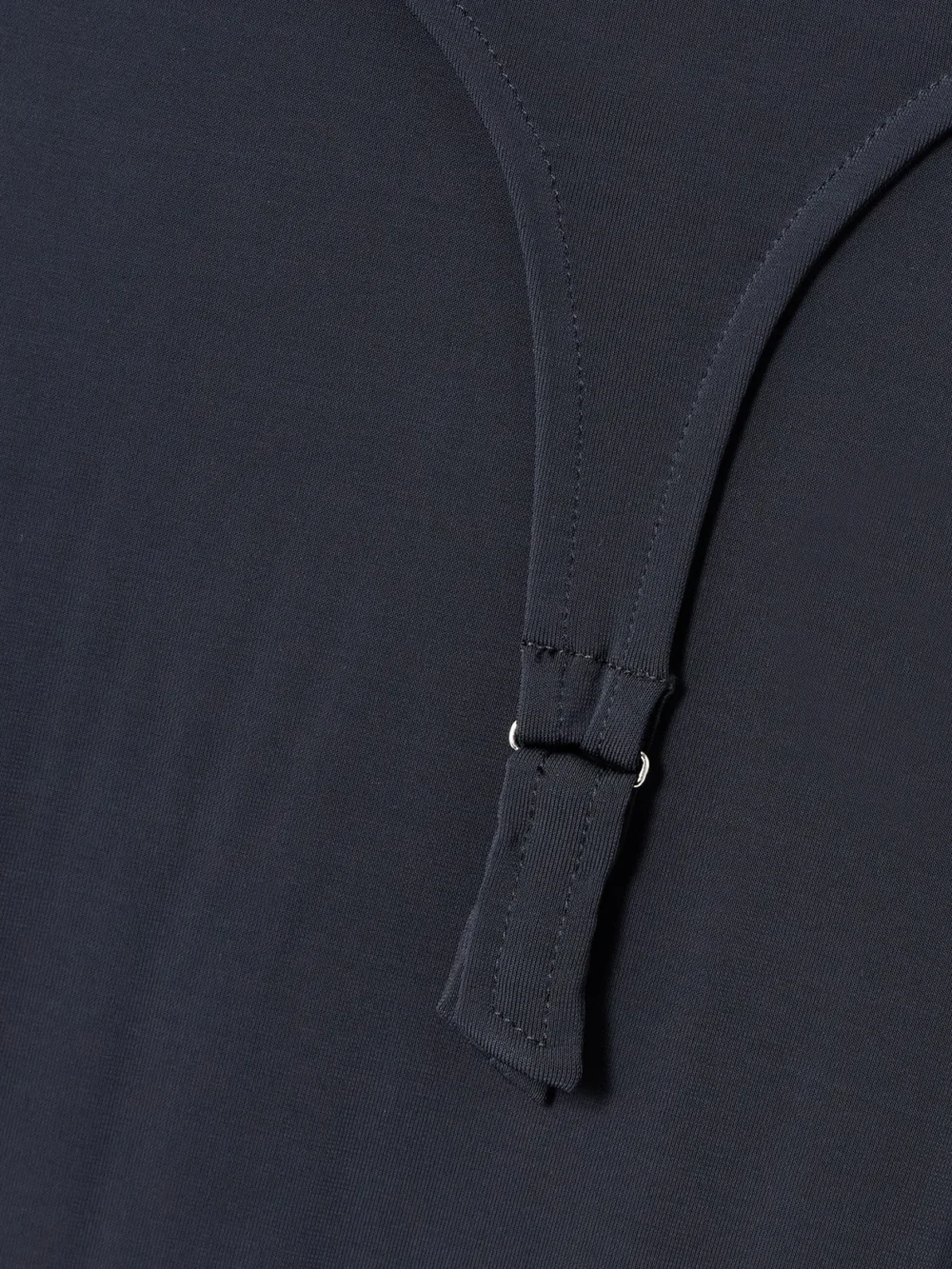 Close-up detail of the Jean Paul Gaultier Stretch-jersey Maxi Skirt