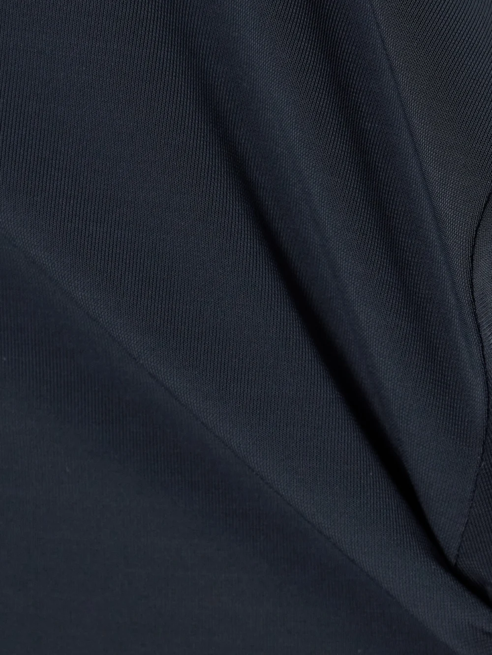 Close-up detail of the Jean Paul Gaultier Stretch-jersey Turtleneck Top