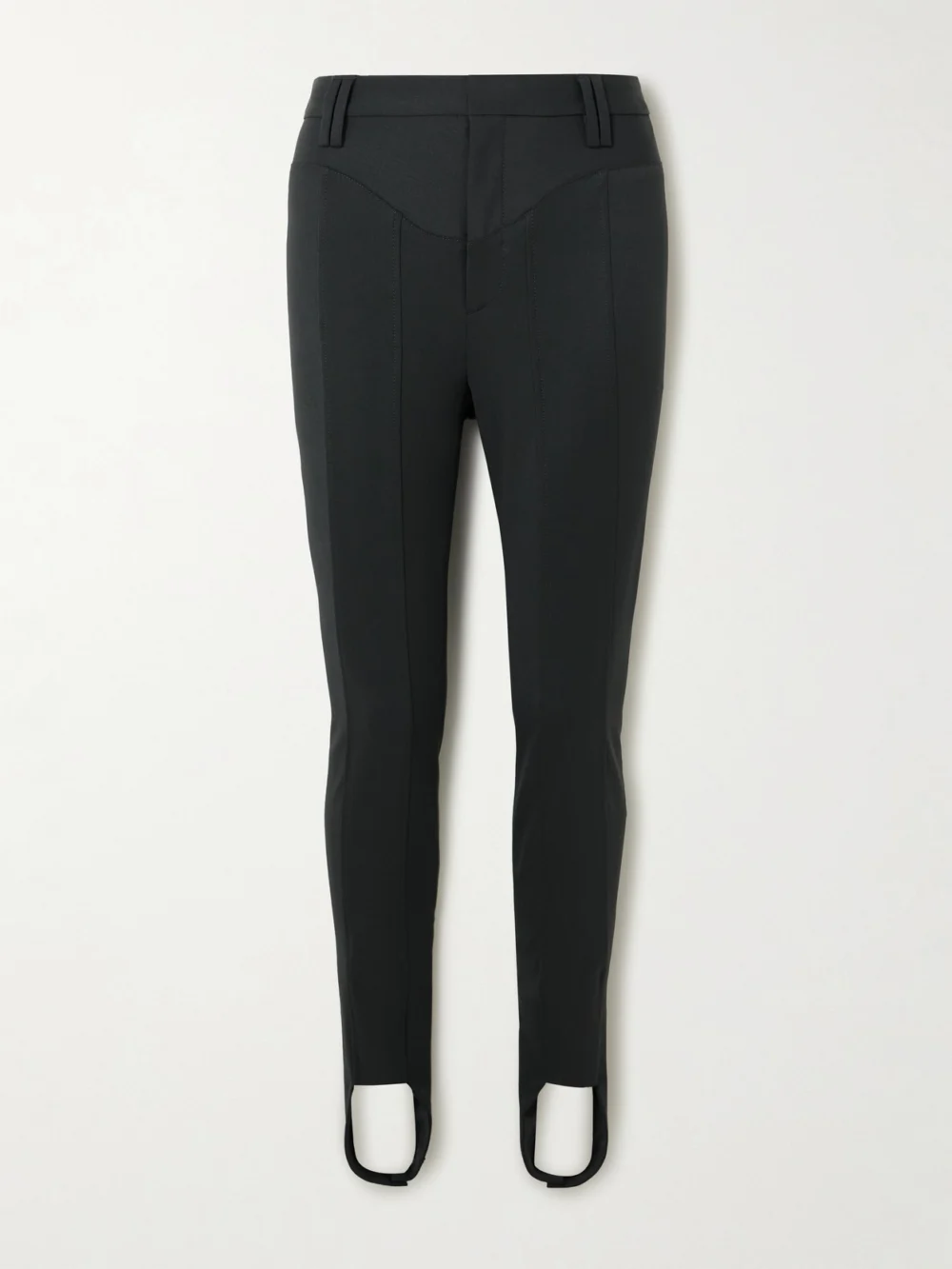 Jean Paul Gaultier Wool-blend Twill Leggings in gray