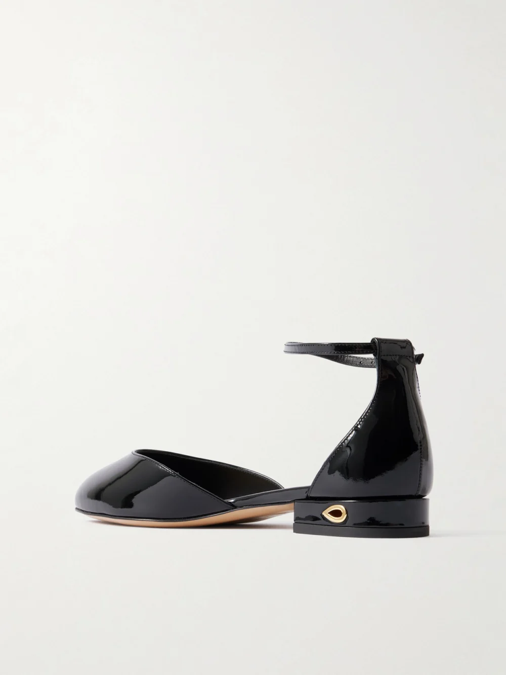 Back view of the Jennifer Chamandi Luca 20 Patent-leather Pumps