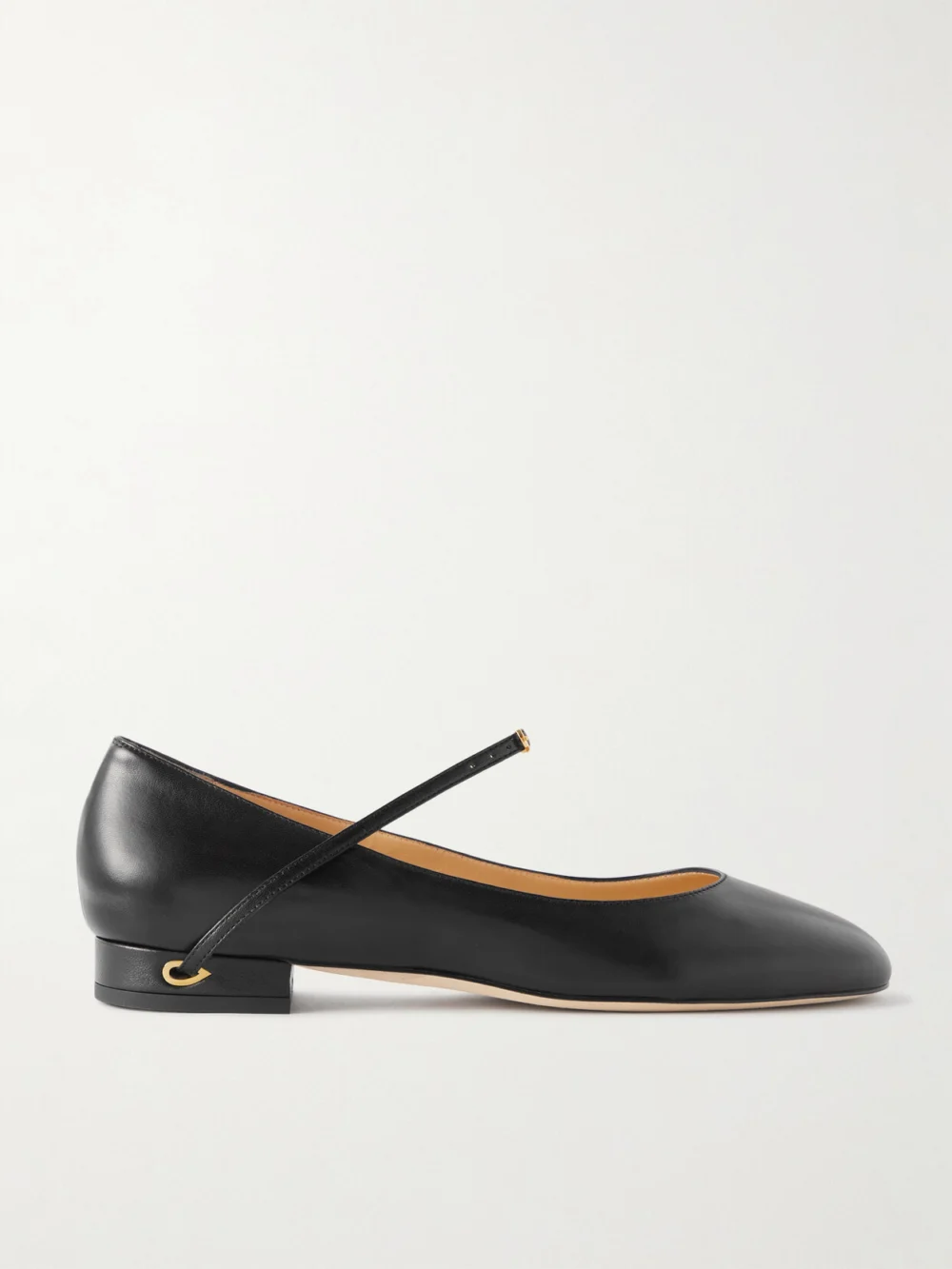 Jennifer Chamandi Paolo 20 Leather Ballet Flats in black
