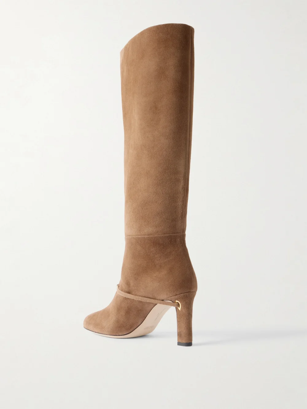 Back view of the Jennifer Chamandi Samuele 85 Suede Knee Boots