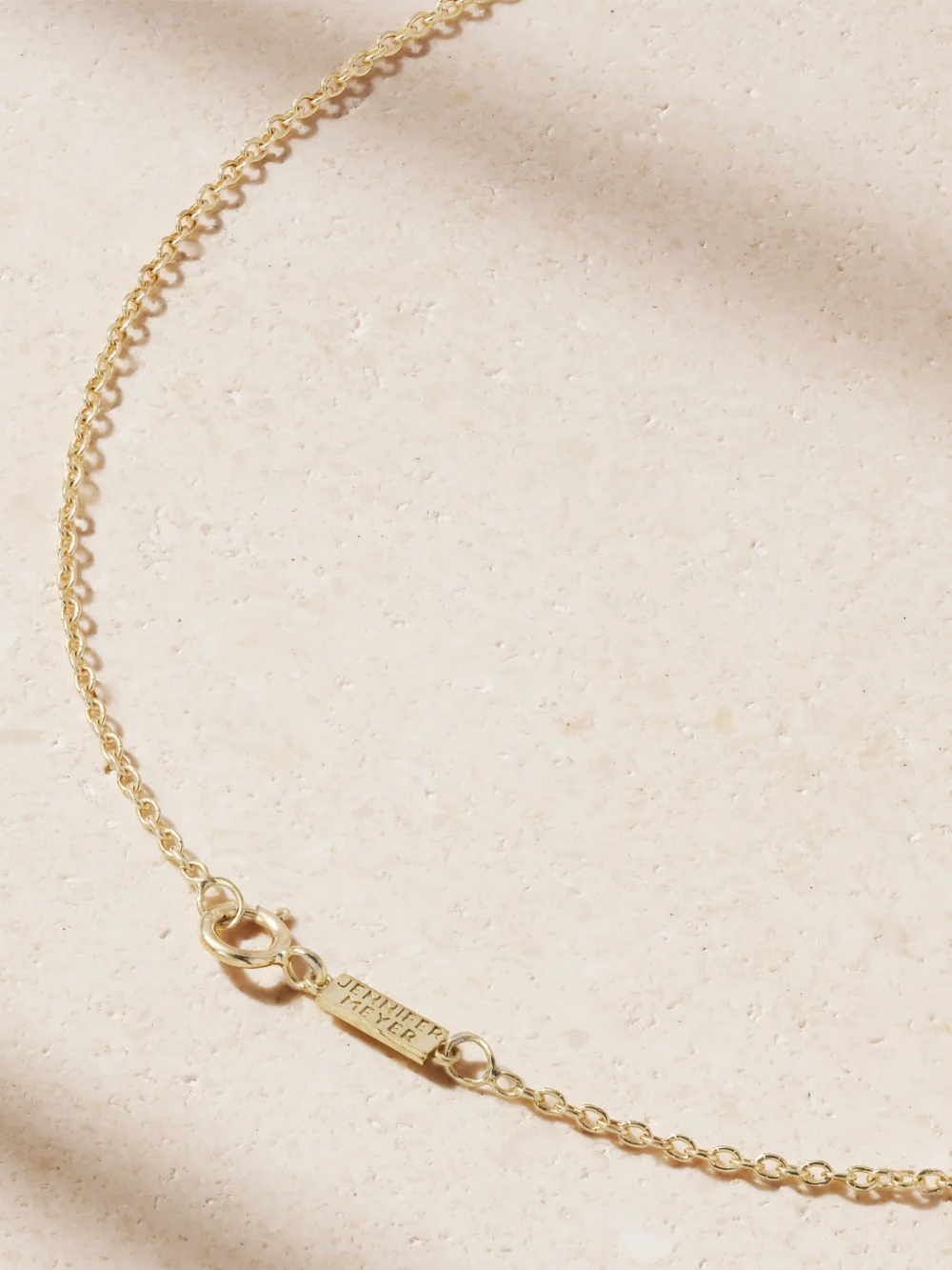 Back view of the Jennifer Meyer 18-karat Gold Multi-stone Necklace