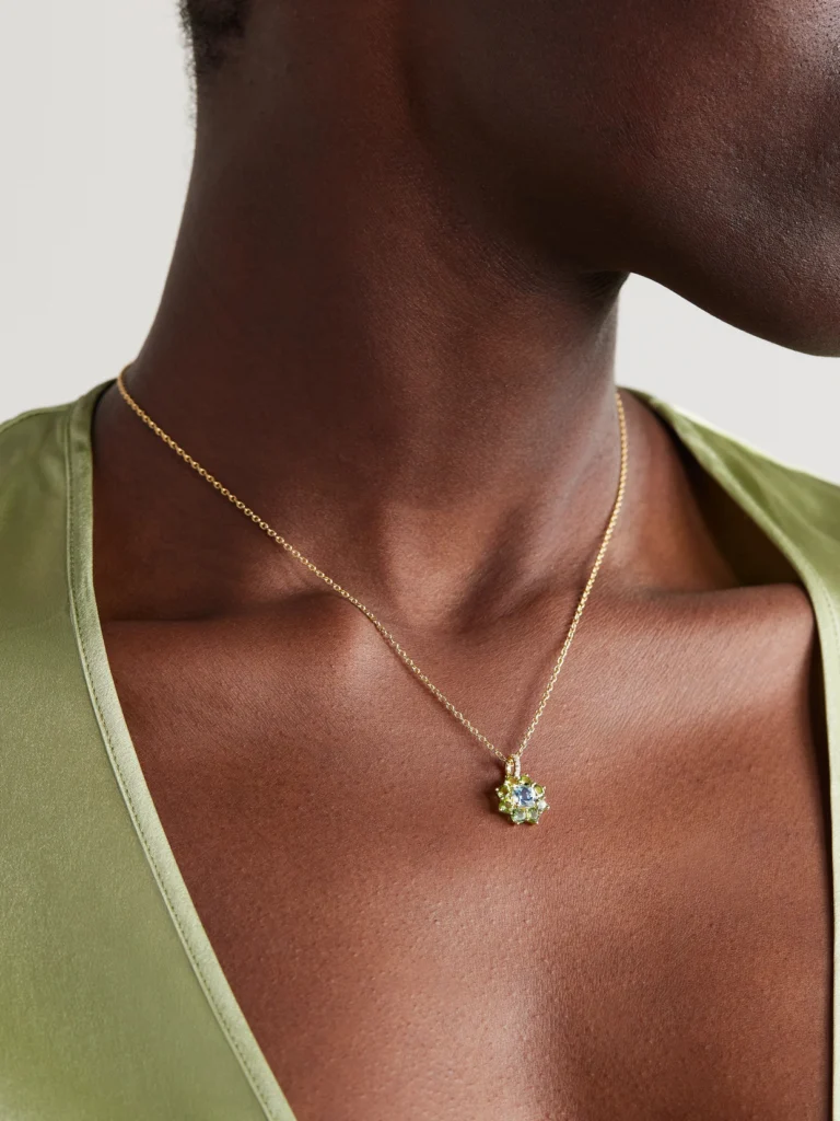 Jennifer Meyer 18-karat Gold Multi-stone Necklace