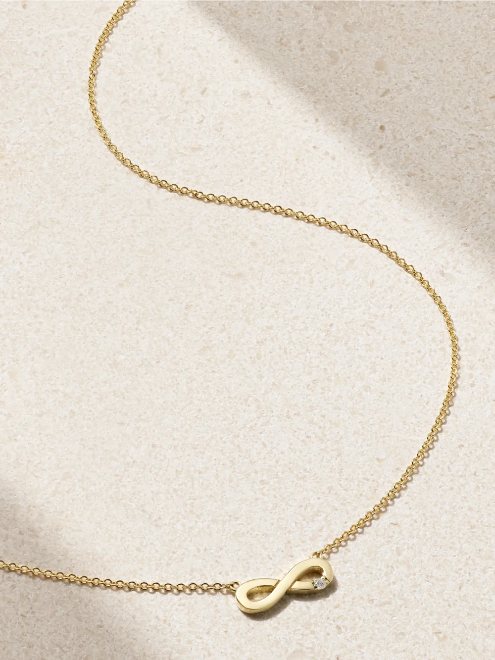 Jennifer Meyer Infinity 18-karat Gold Diamond Necklace