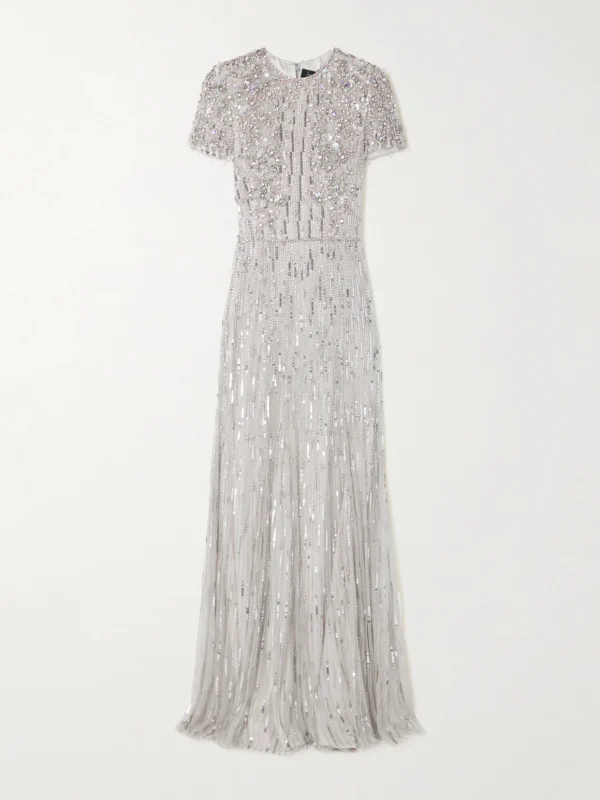 Jenny Packham Eliza Embellished Tulle Gown