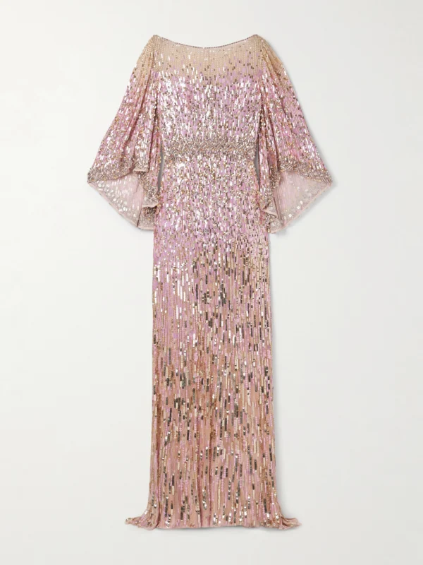 Jenny Packham Ines Embellished Tulle Gown
