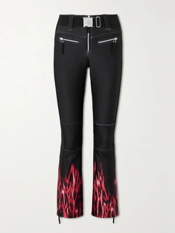 Jetset Tiby Belted Printed Bootcut Ski Pants