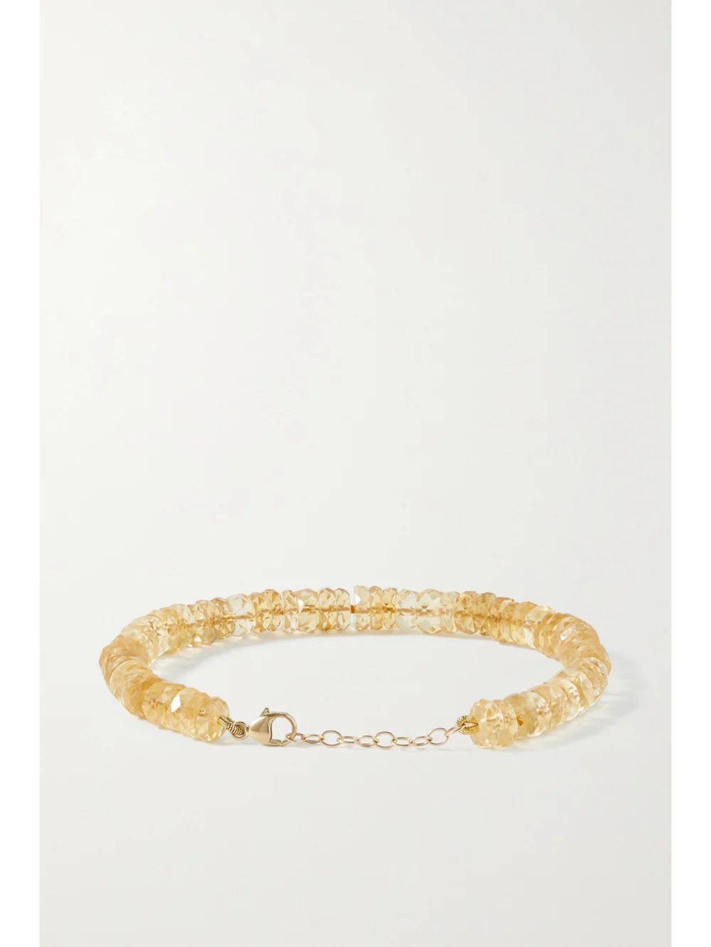 Back view of the Jia Jia Atlas Gold Citrine Bracelet