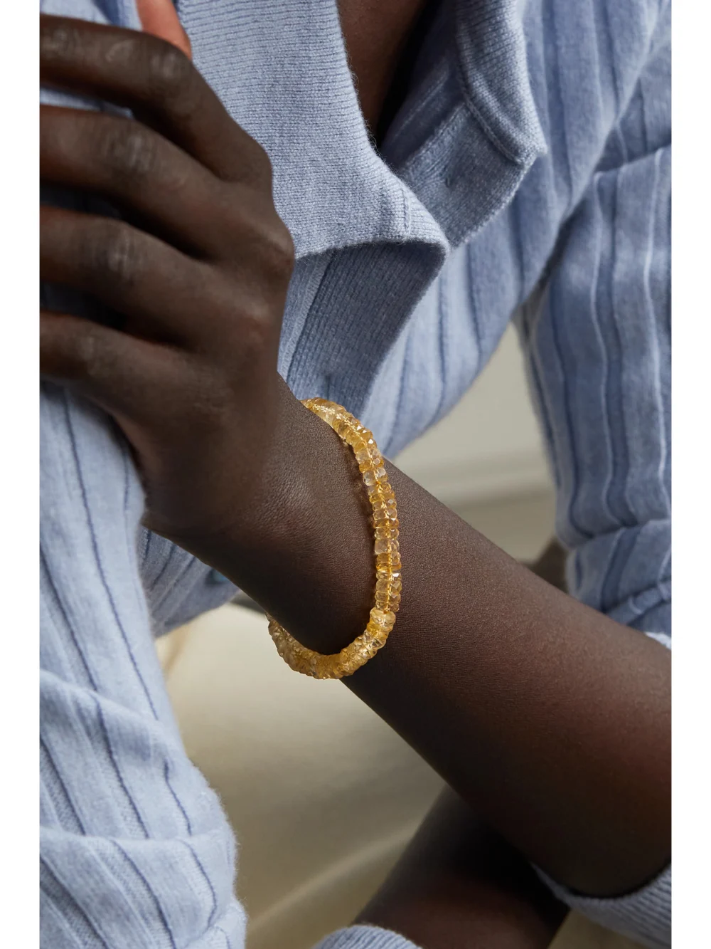 Jia Jia Atlas Gold Citrine Bracelet, styled view