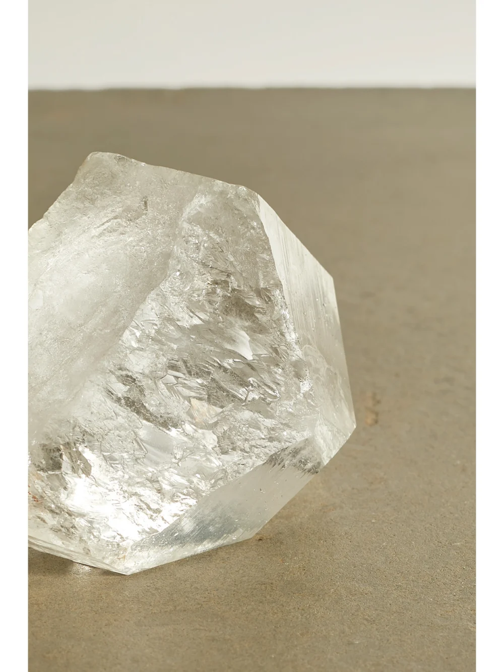 Close-up detail of the Jia Jia Crystal Quartz Point