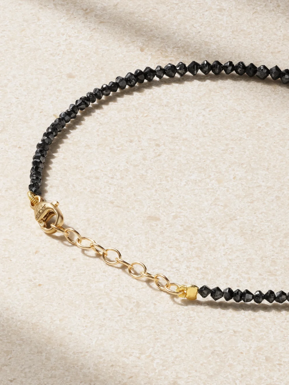 Close-up detail of the Jia Jia Gold Diamond Bracelet