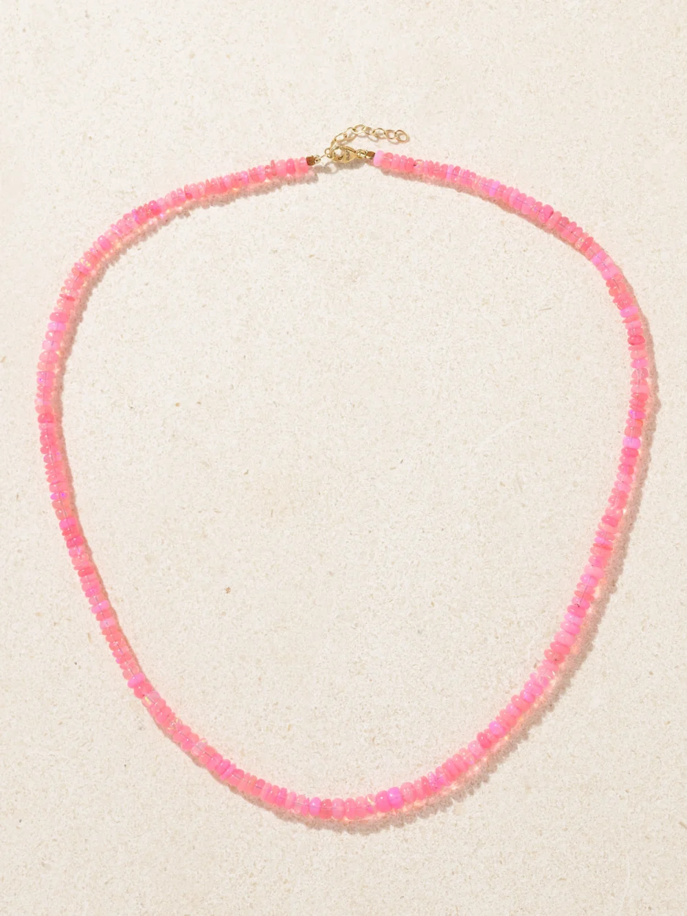 Jia Jia Gold Opal Necklace in pink