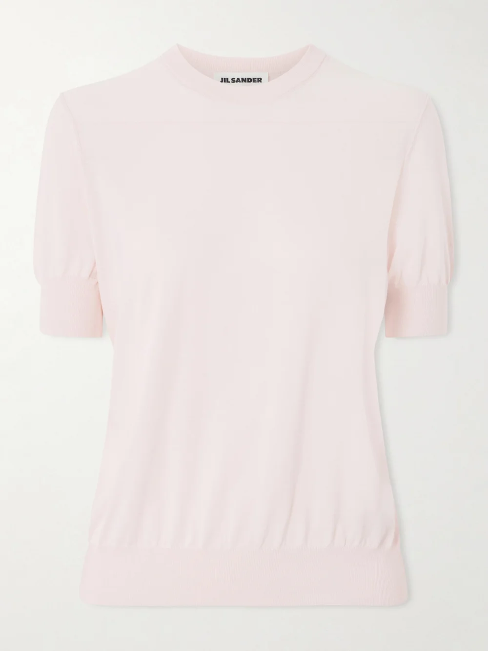Jil Sander Cotton T-shirt in pastel pink