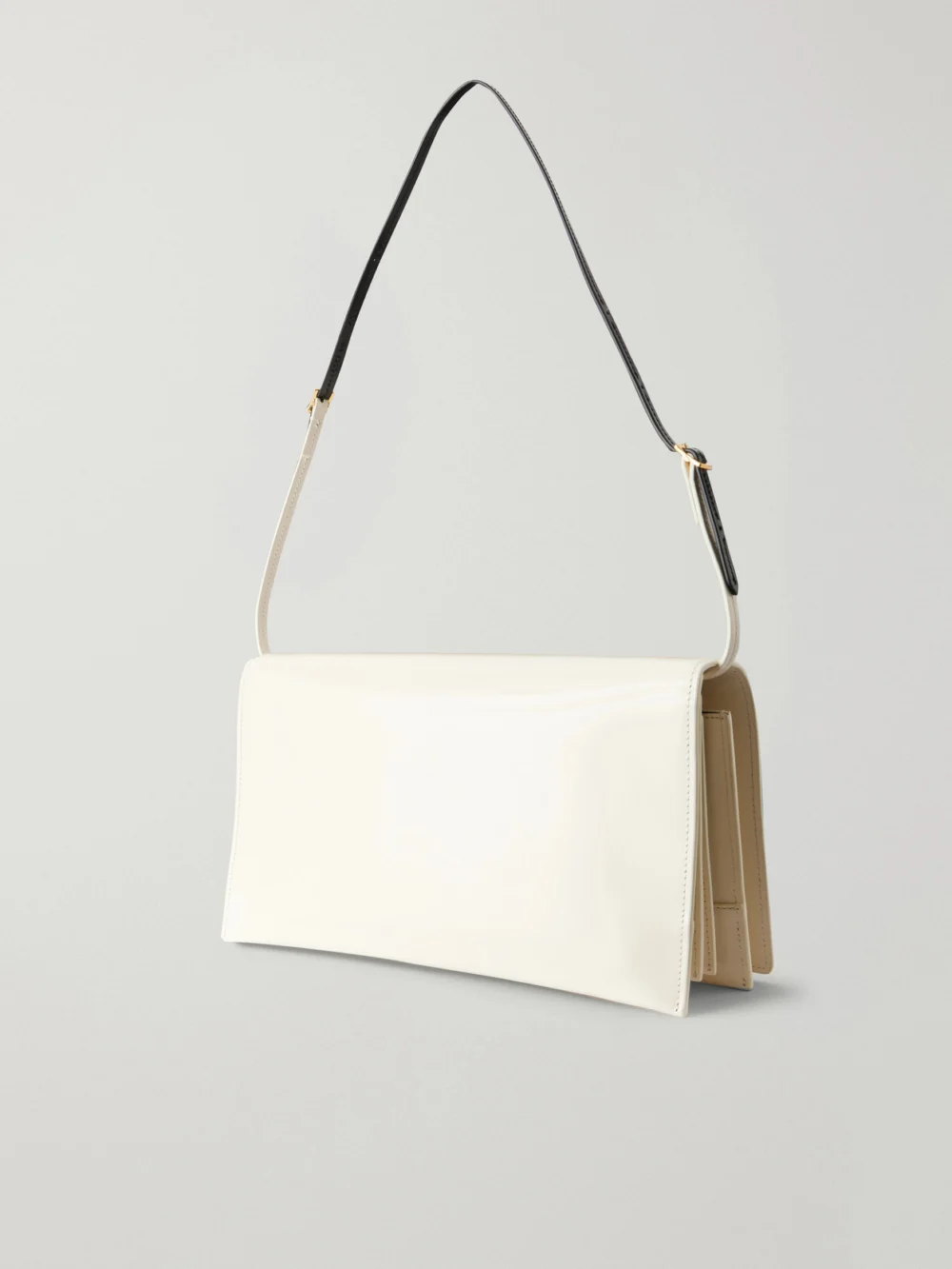 Back view of the Jil Sander File Medium Leather Shoulder Bag