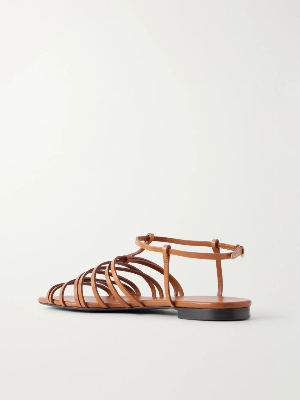 Back view of the Jil Sander Hydra Leather Sandals
