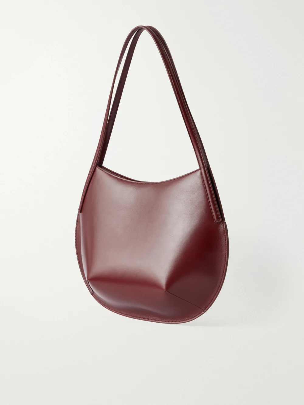 Back view of the Jil Sander Kante Leather Shoulder Bag