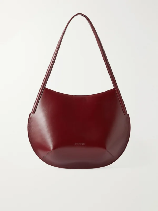 Jil Sander Kante Leather Shoulder Bag