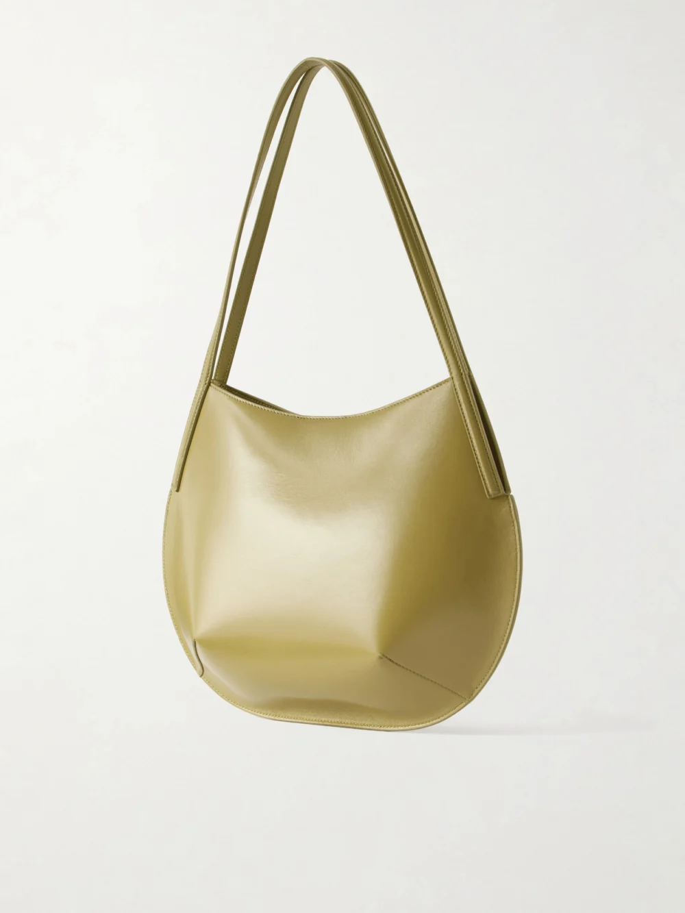 Back view of the Jil Sander Kante Leather Shoulder Bag