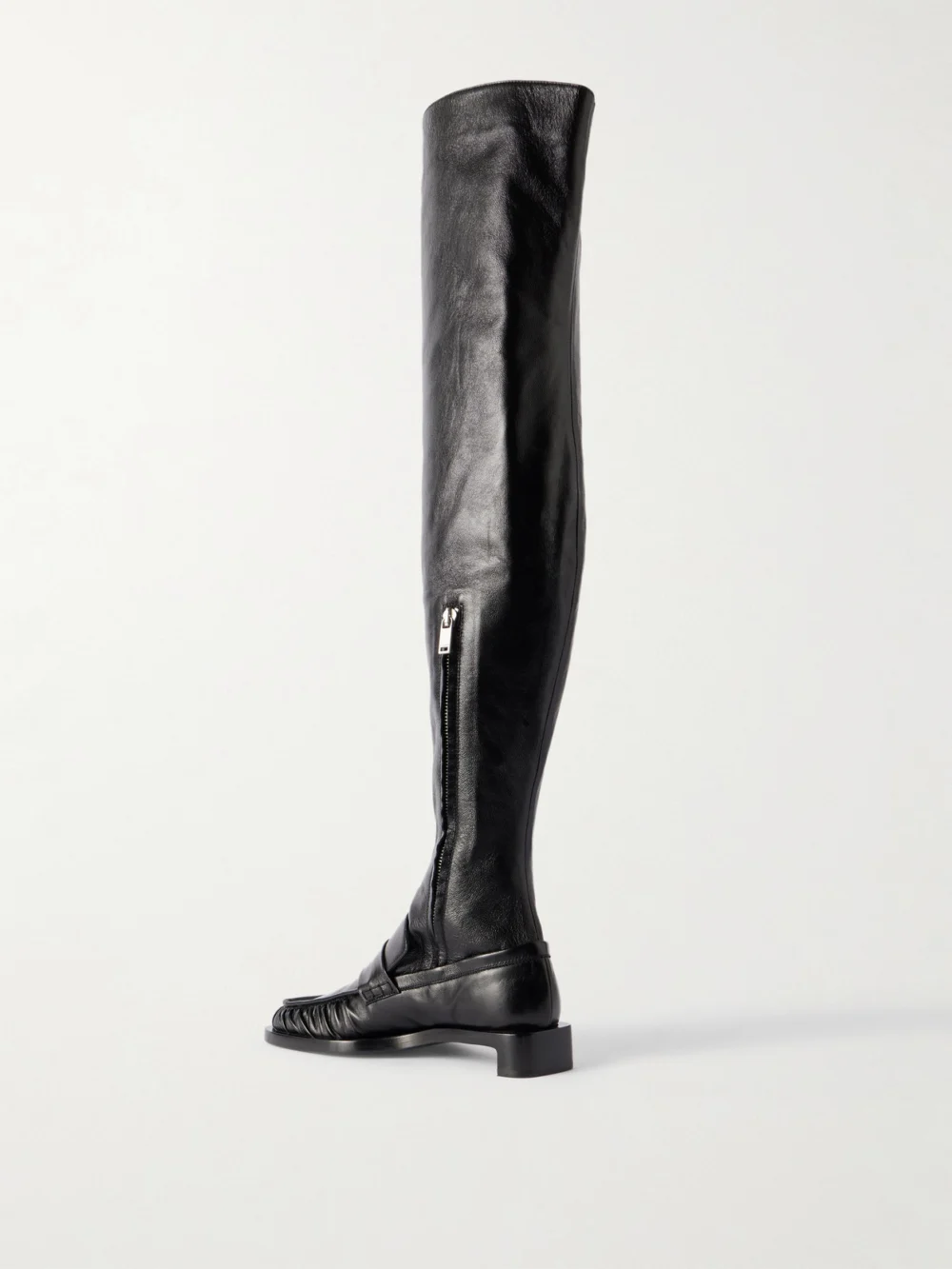 Back view of the Jil Sander Leather Boots