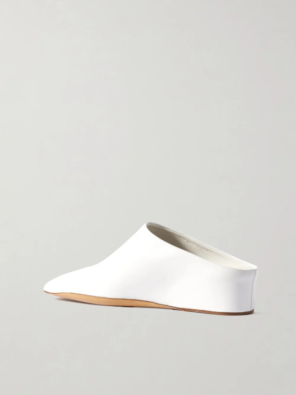 Back view of the Jil Sander Leather Mules