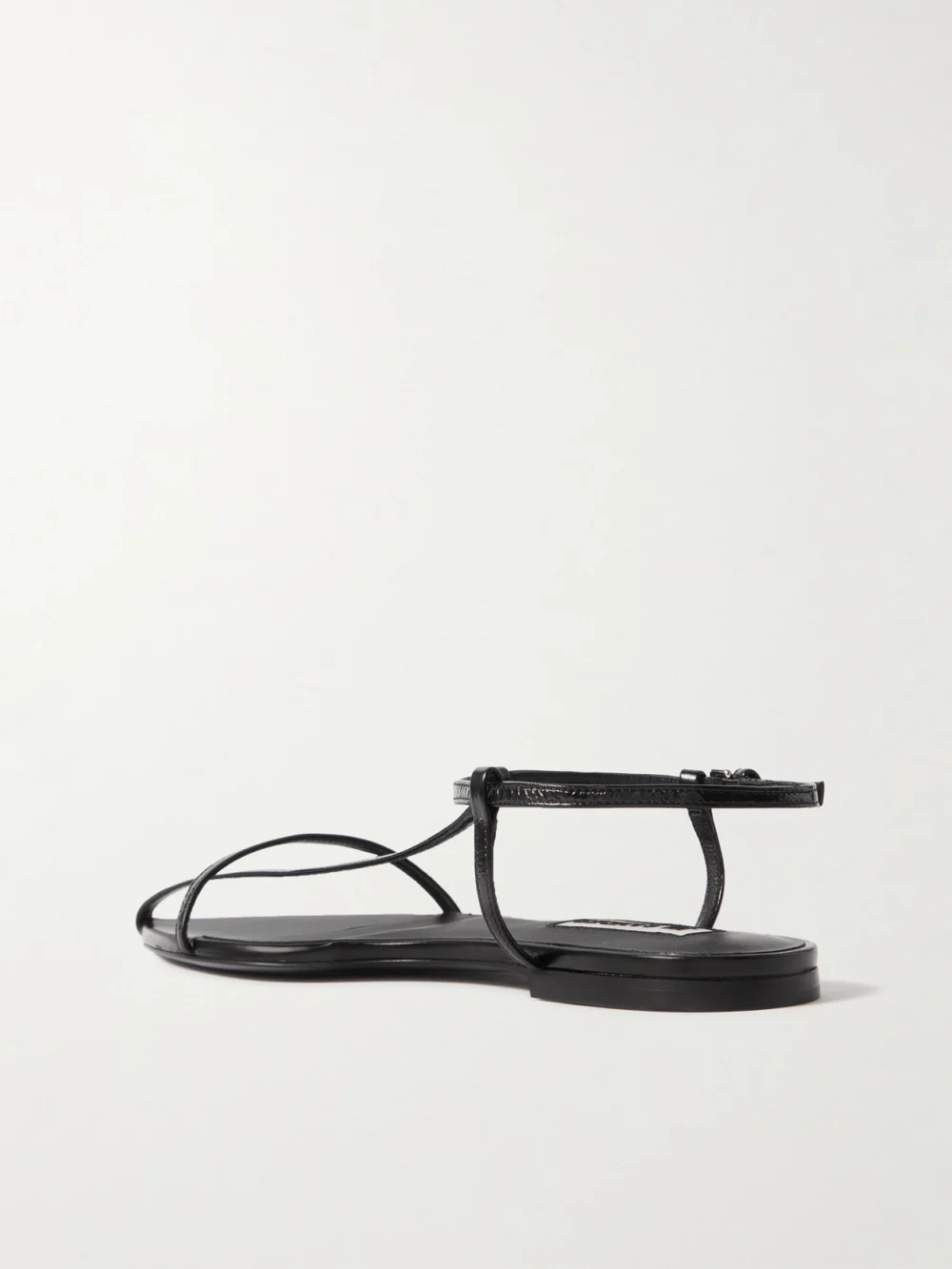 Back view of the Jil Sander Leather Point-toe Sandals