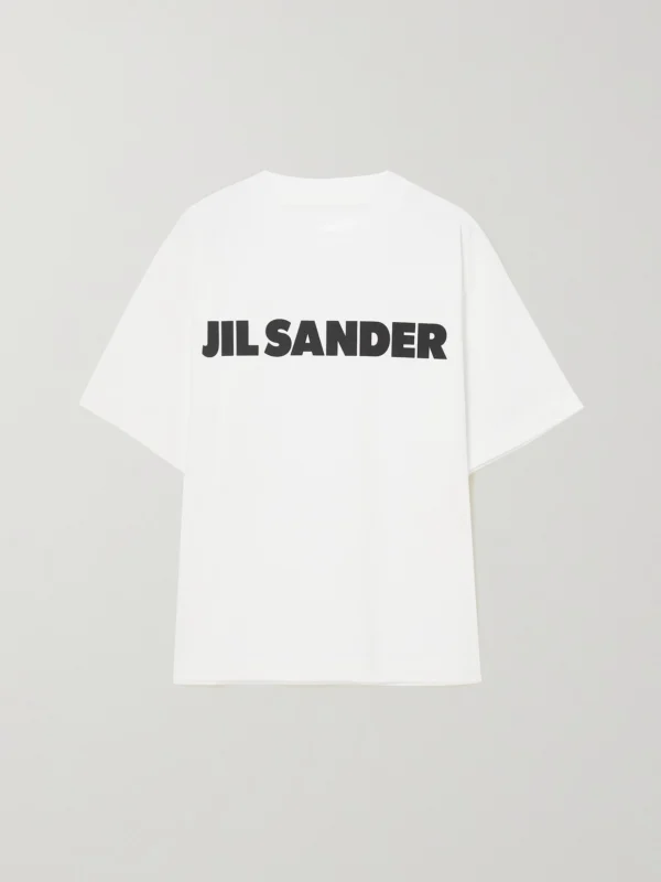 Jil Sander Printed Cotton-jersey T-shirt