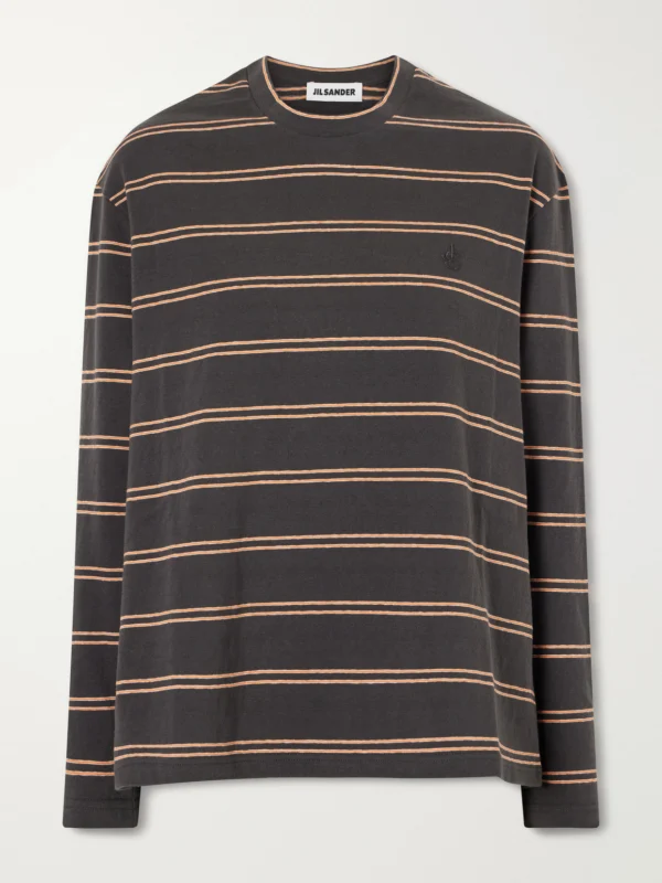 Jil Sander Striped Cotton T-shirt