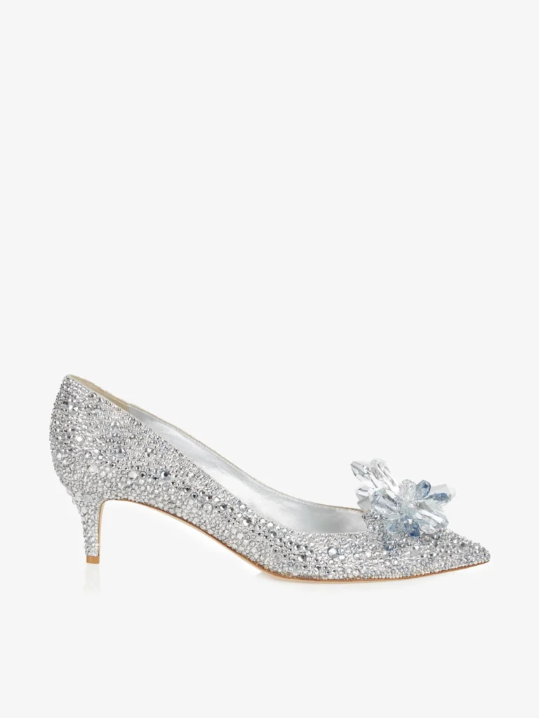 Jimmy Choo Allure Crystal Covered Pointy Toe Pumps