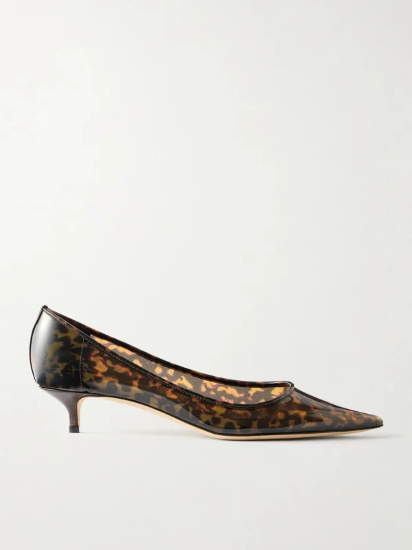 Jimmy Choo Amelia 30 Animal-print Pvc Pumps