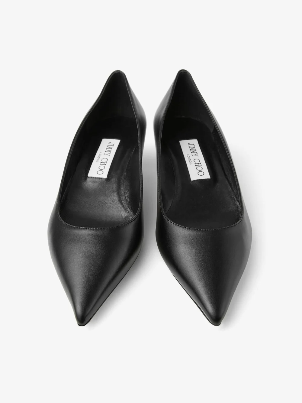 Jimmy Choo Amelia 35 Black Calf Leather Pumps, another view