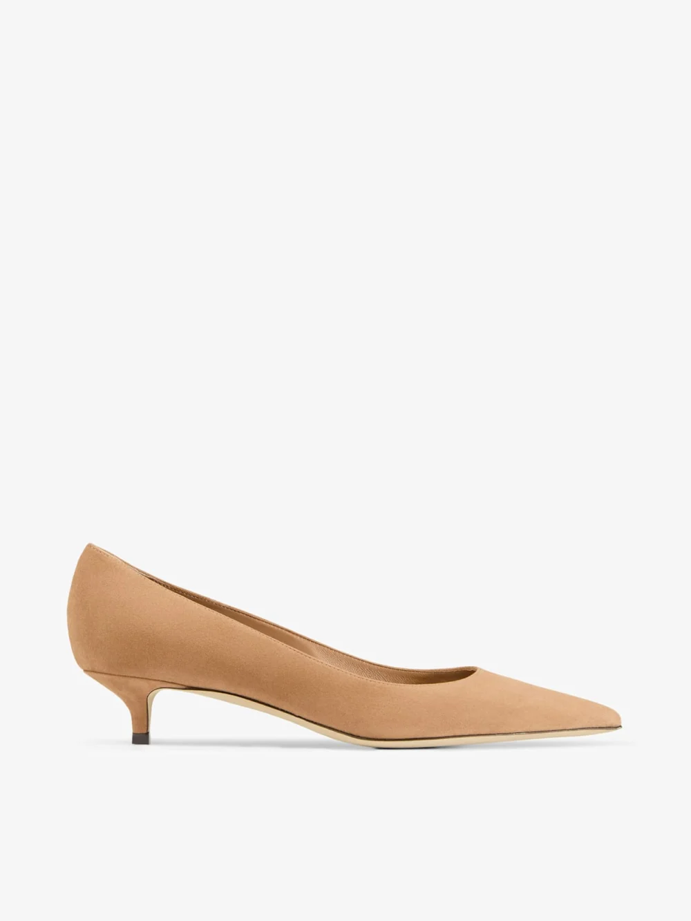 Jimmy Choo Amelia 35 Toffee Suede Pumps in toffee