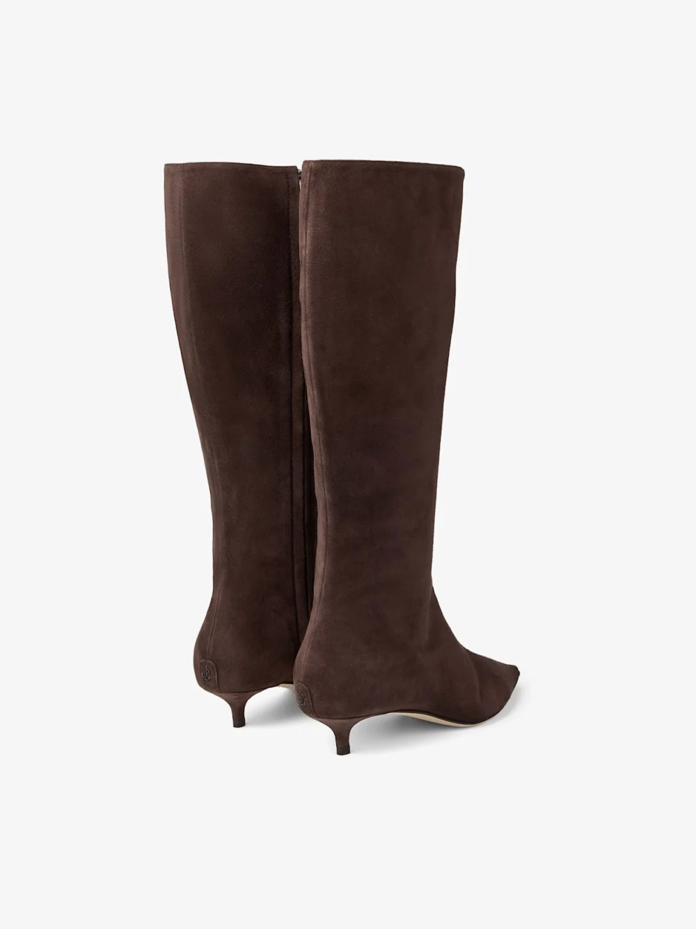 Jimmy Choo Amis Knee Boot 35 Chocolate Suede Knee High Boots, another view