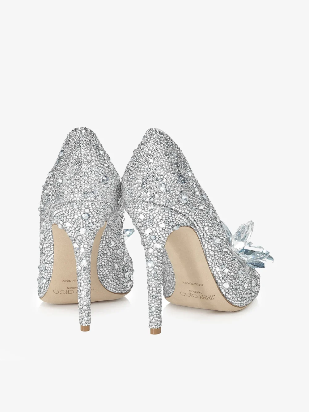 Jimmy Choo Avril Crystal Covered Pointy Toe Pumps, another view