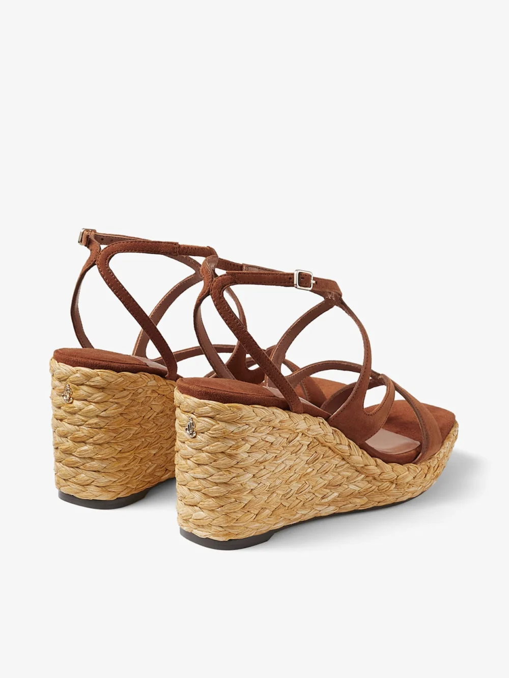 Jimmy Choo Ayla 85 Tan Suede Wedge, another view