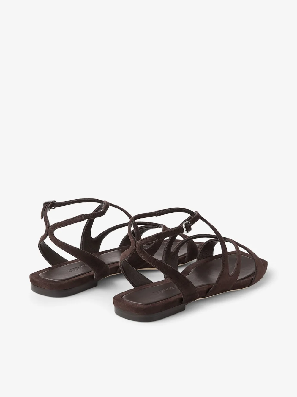 Jimmy Choo Ayla Flat Chocolate Suede Flats, another view