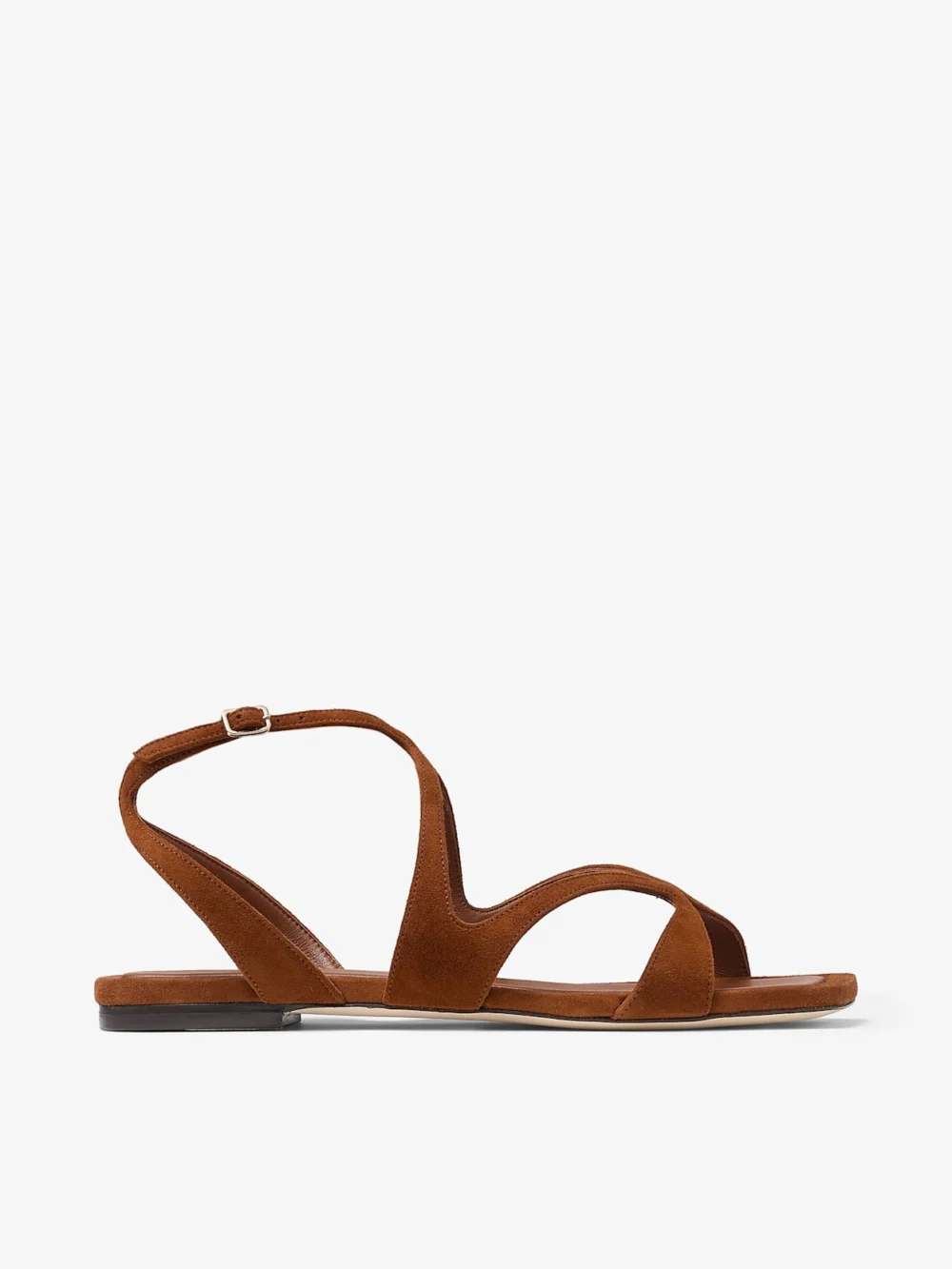 Jimmy Choo Ayla Flat Tan Suede Flats in neutral