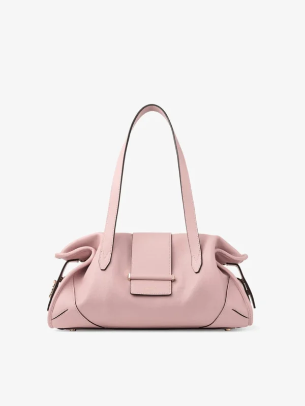 Jimmy Choo Bar Holdall Medium Rose Biker Leather Holdall Bag