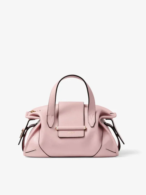 Jimmy Choo Bar Holdall Small Rose Biker Leather Holdall Bag