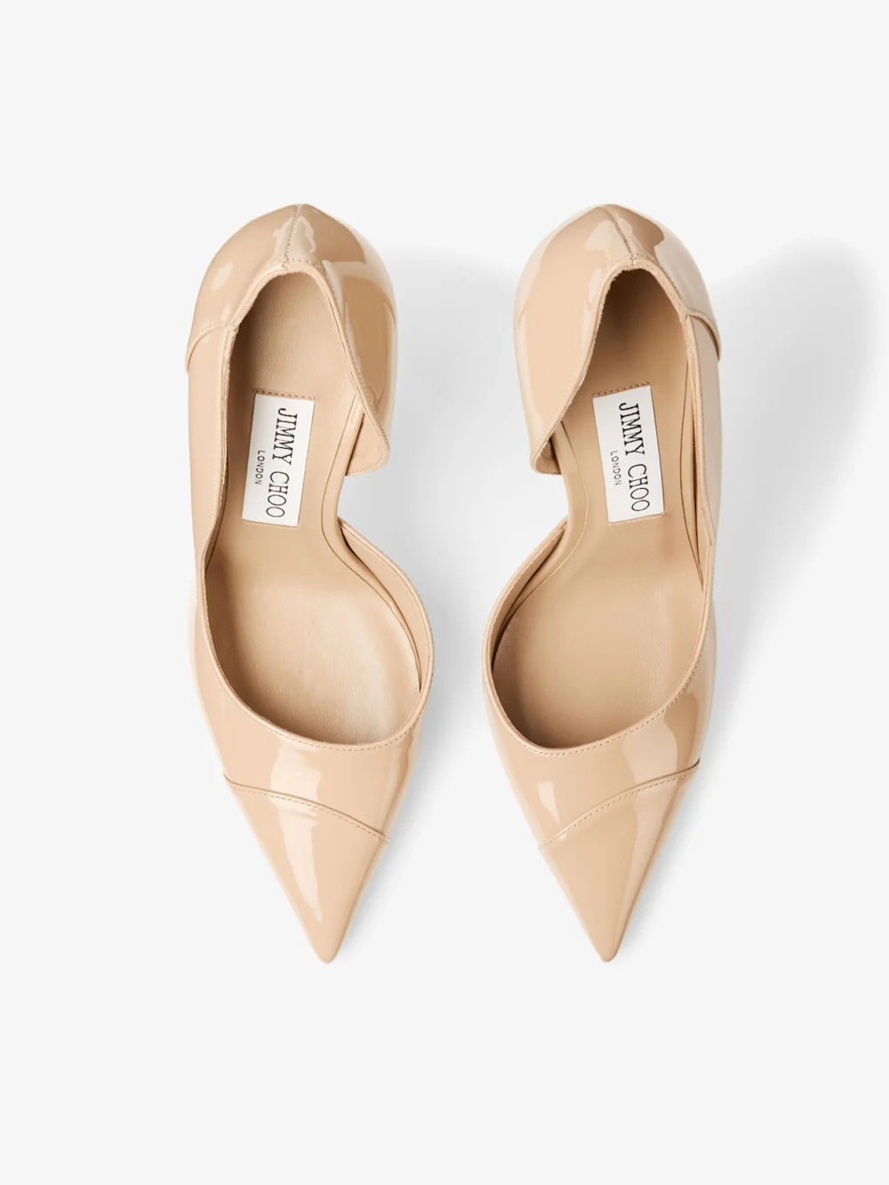 Jimmy Choo Brigitte 100 Chai Patent Leather Pumps, another view