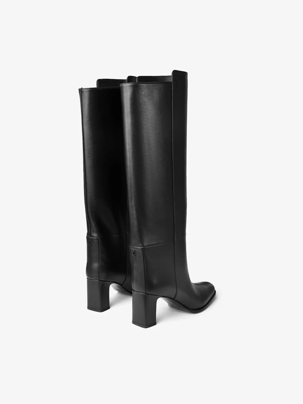 Jimmy Choo Caly Knee Boot 65 Black Smooth Leather Knee High Boots, another view