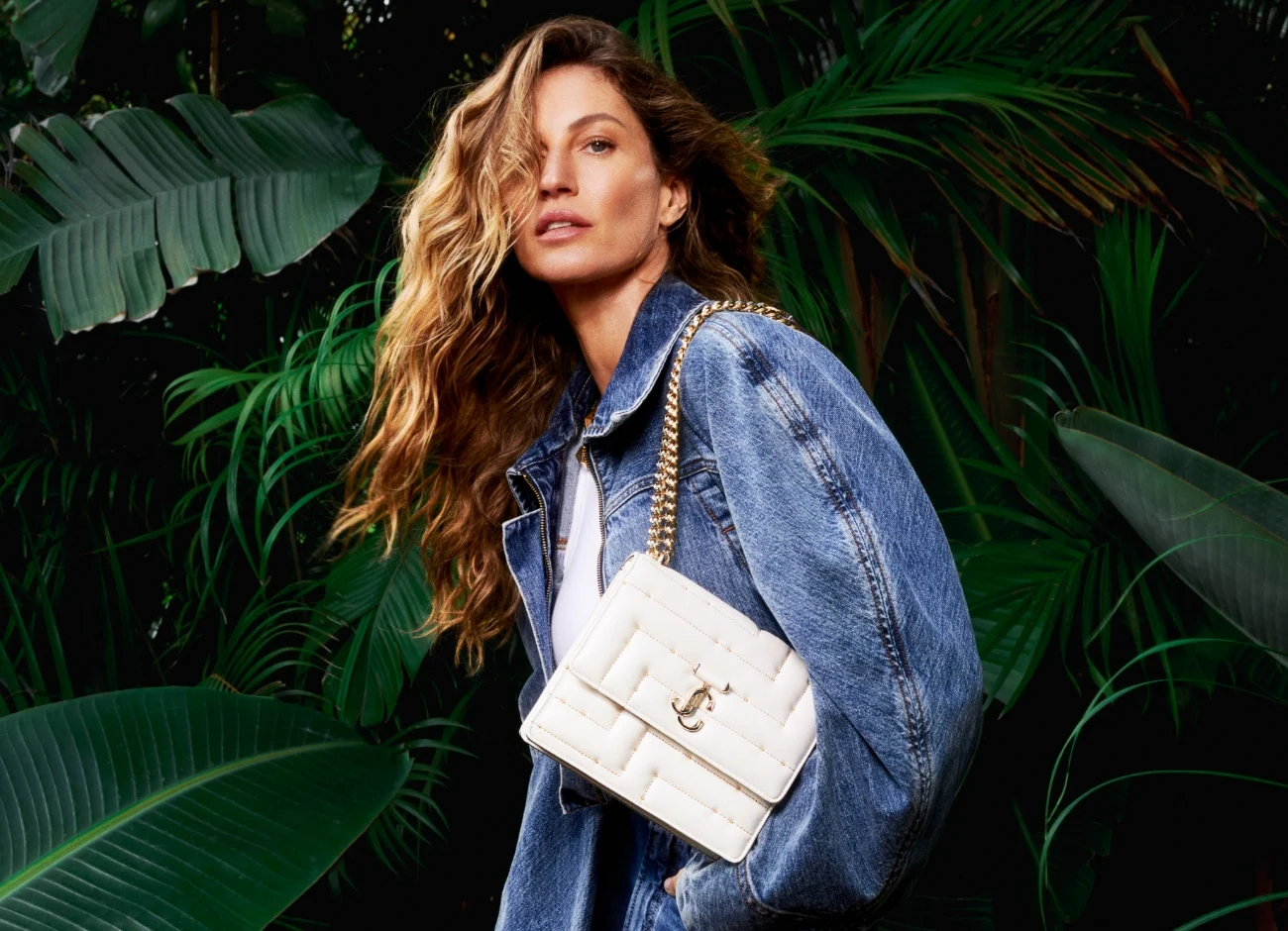 Linda Farrow and Jimmy Choo campaigns