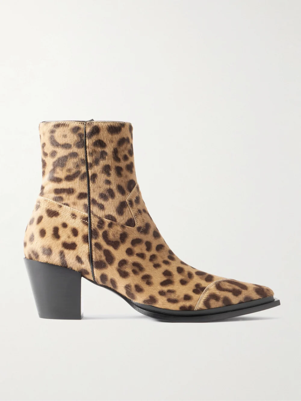 Jimmy Choo Cece 60 Leopard-print Pony Hair Ankle Boots in leopard print