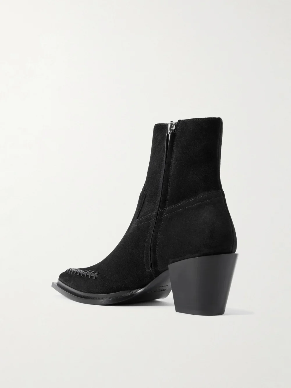 Back view of the Jimmy Choo Cece 60 Suede Ankle Boots