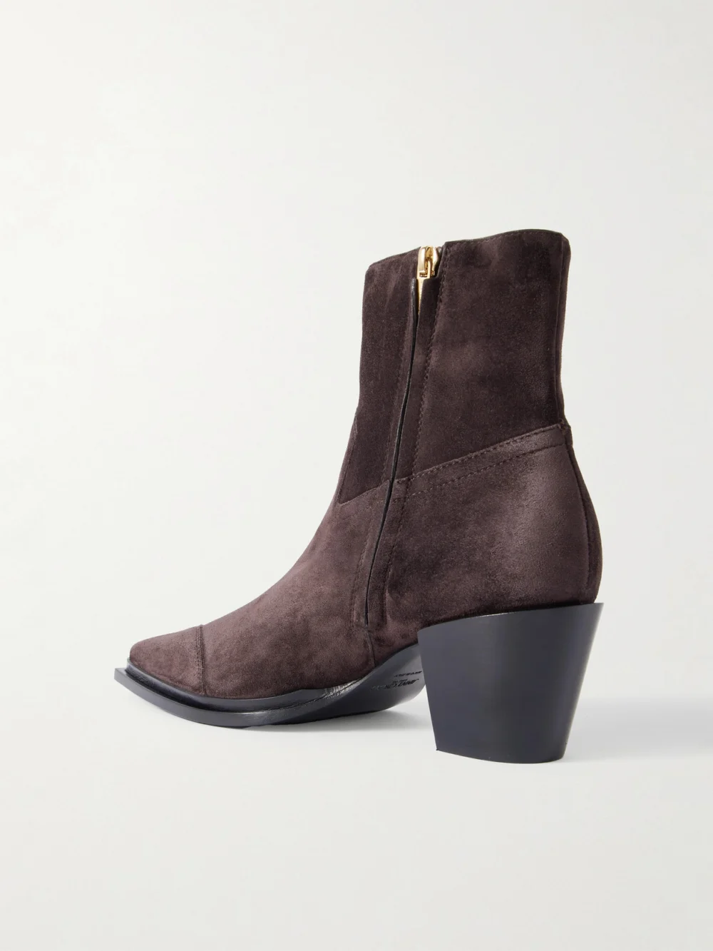 Back view of the Jimmy Choo Cece 60 Suede Ankle Boots