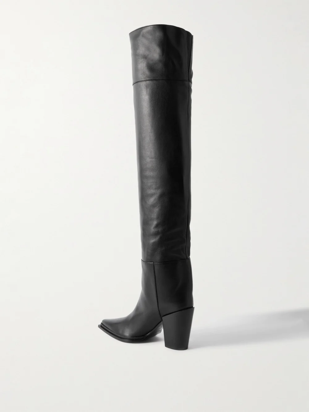 Back view of the Jimmy Choo Cece 80 Leather Over-the-knee Boots